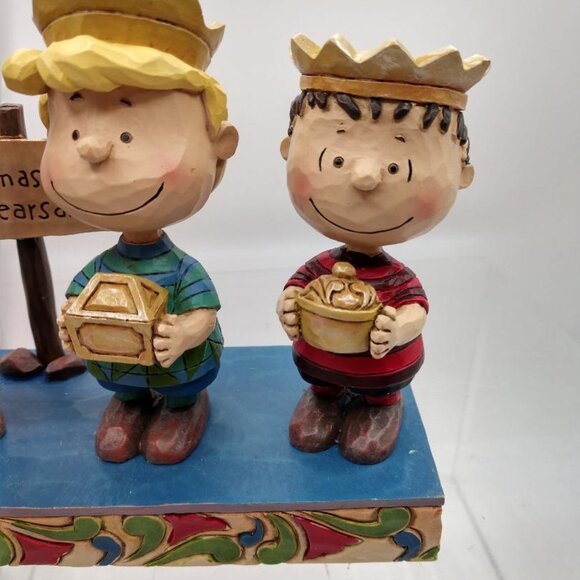 JIM SHORE PEANUTS PRACTICE MAKES PERFECT THREE KINGS 2015 4045874 - Picture 3 of 8